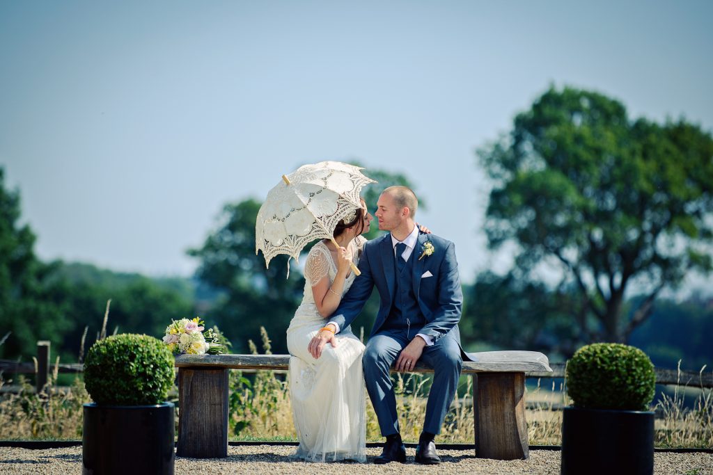 vintage bridal umbrella