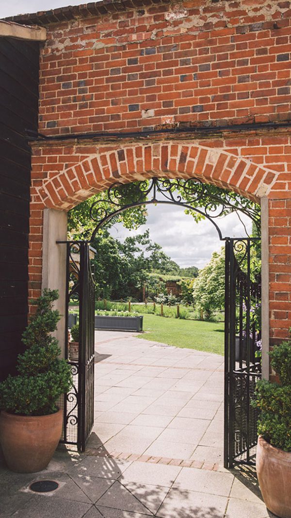 Enjoy exclusive use of this unique barn wedding venue in Essex such as the stunning Walled Garden