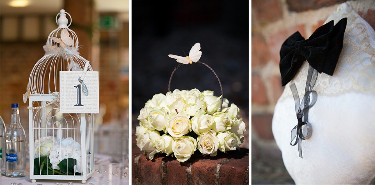 An array of decorative wedding special touches
