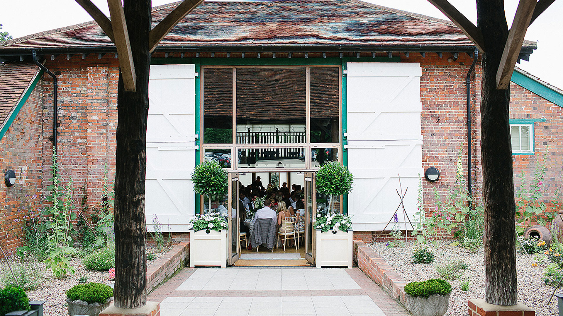 Enjoy truly exception wedding food inside the beautiful Mill Barn - wedding venues in Essex