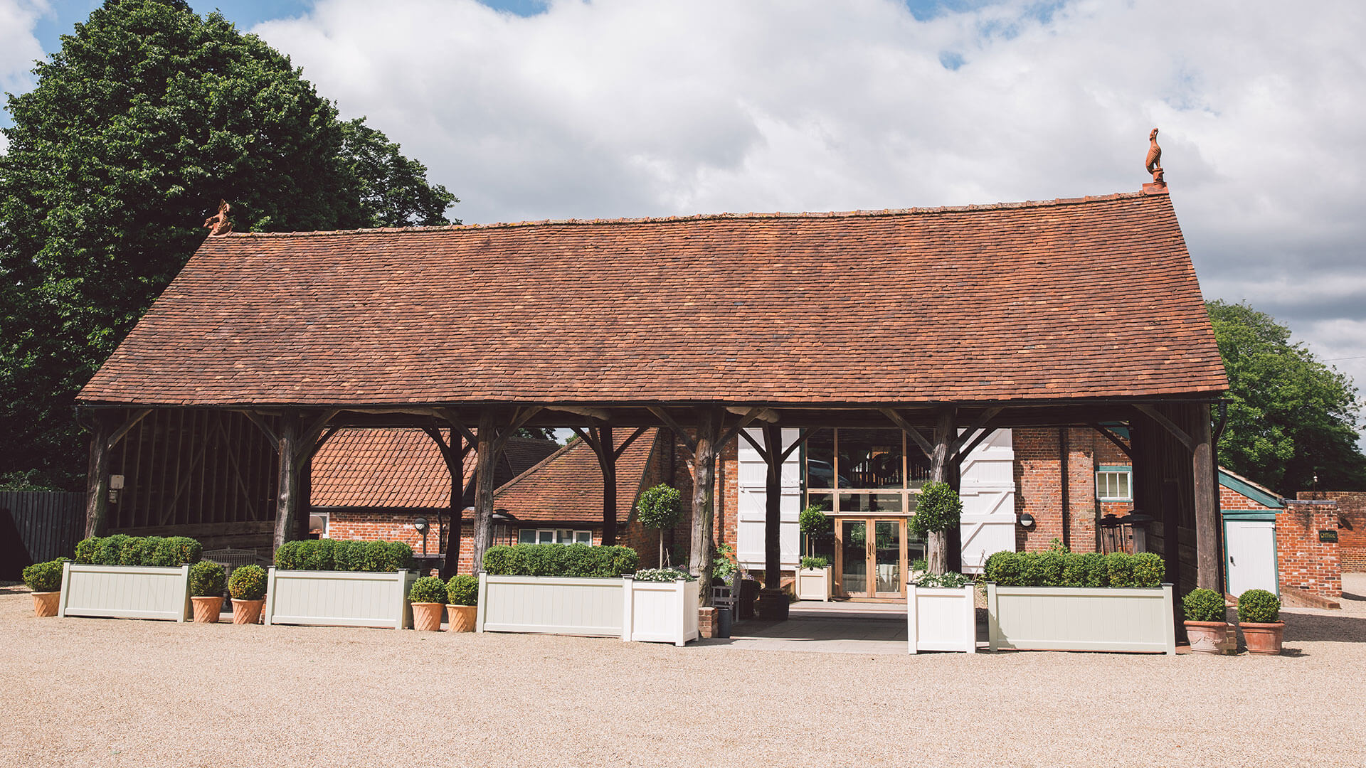The Gather Barn is the perfect summer wedding venue with its open-air feel - summer wedding ideas