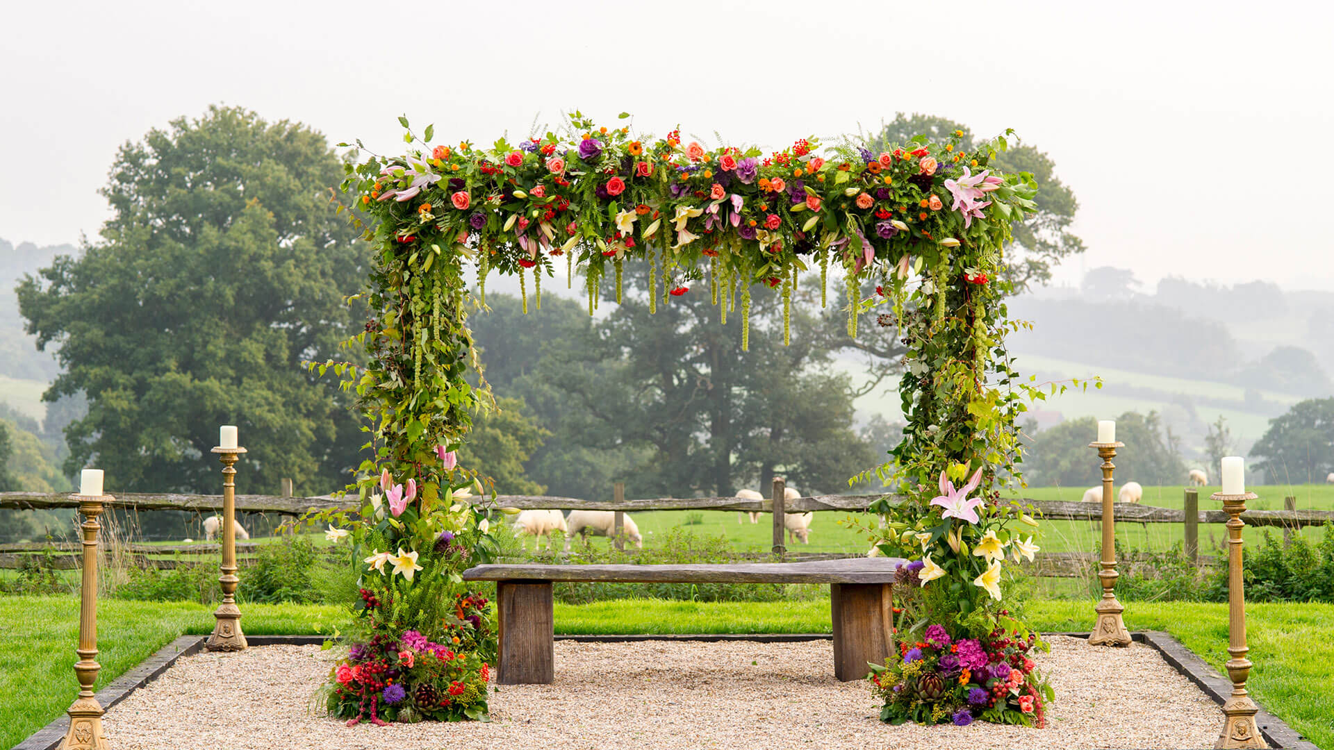 Outdoor Wedding Venue In Epping Essex Gaynes Park