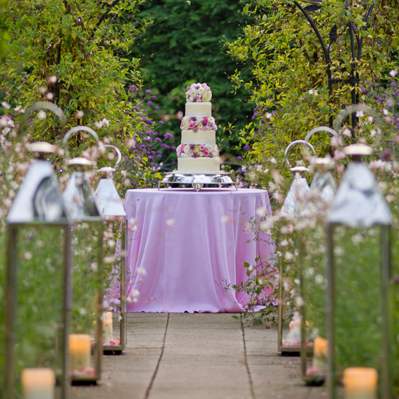 Wedding Cake Outside Wedding Wedding Venues Essex Gaynes Park