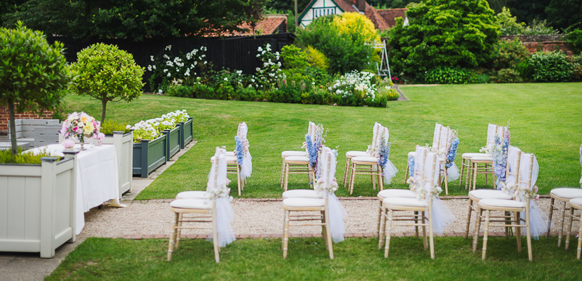 Wedding Chairs Outside Wedding Wedding Venues Essex Gaynes Park