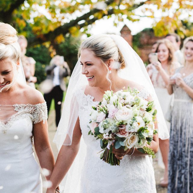 Sophie and Beth's real life wedding at Gaynes Park