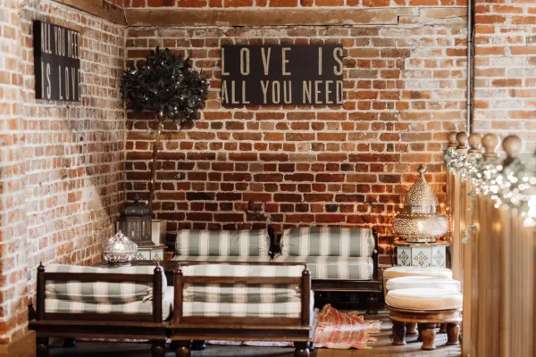 Upstairs of the Mill Barn at Gaynes Park