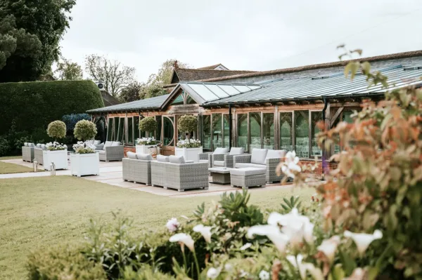 The Orangery ceremony space at Gaynes Park wedding venue