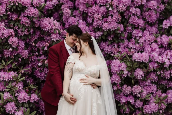 Spring wedding at Gaynes Park