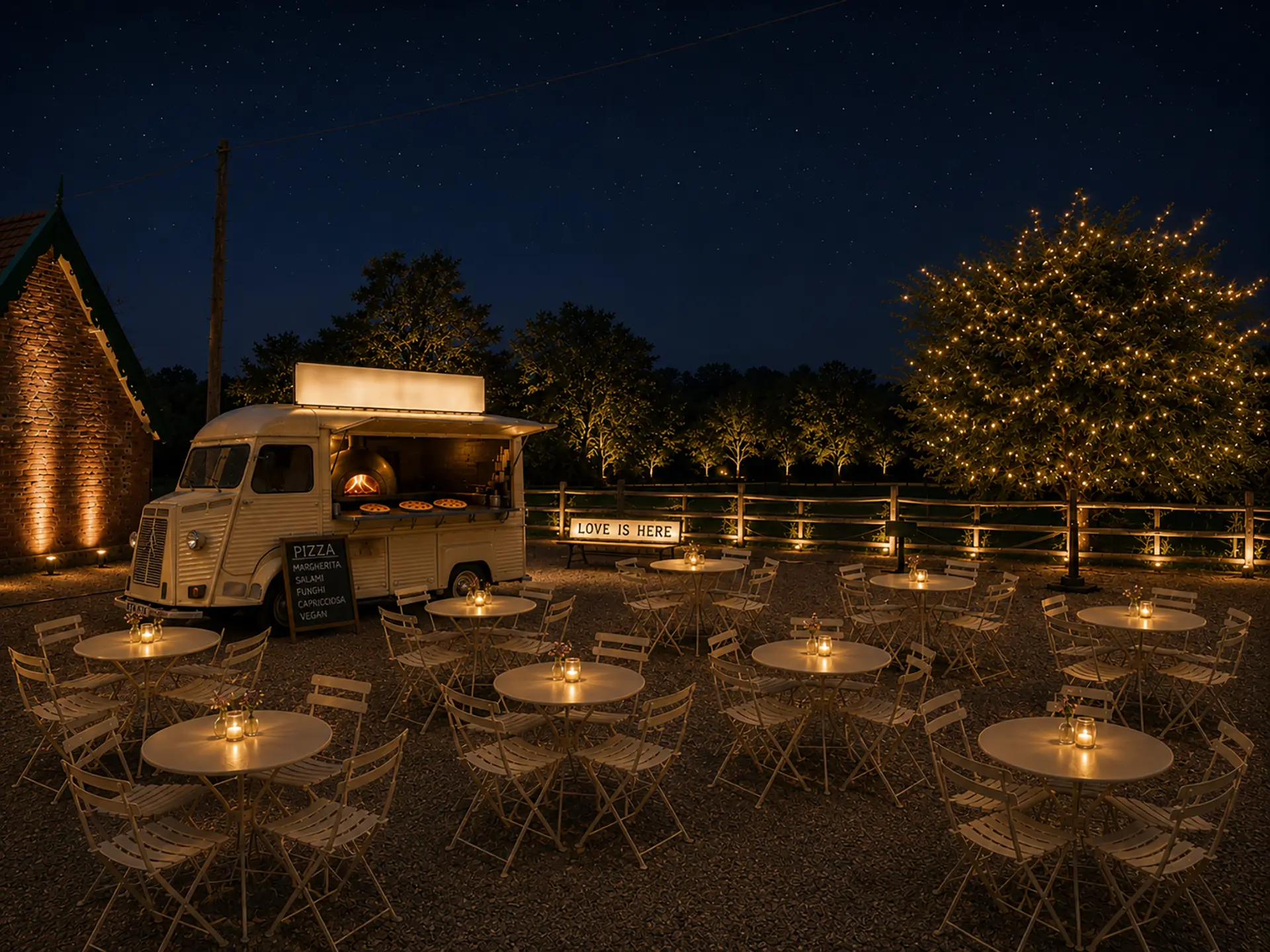 Gaynes Park pizza van cgi new spaces for 2027