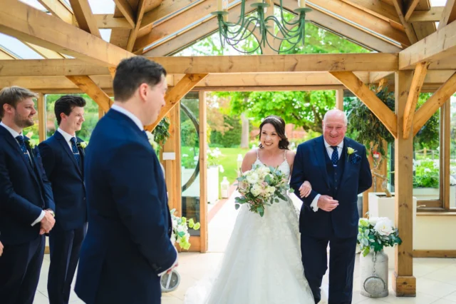 Wedding Moments | When you finally see them ✨  Discover the breathtaking isle walk through the elegant Walled Gardens into The Orangery where your eyes will finally meet. Allow Gaynes Park to be the ideal backdrop to make your day truly magical.  Ready to create your own love story? Head to the link in our bio to start planning the day you will remember forever. 🌿  Images from: @justinbaileyphotography 
@juliaandyou  #GaynesPark #IsleMoments #UKWedding #Weddinginspo #JustMarried